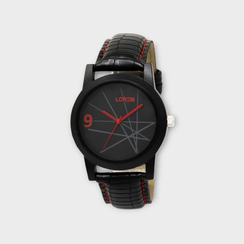 Black Star Design Analog Watch For Men LR08