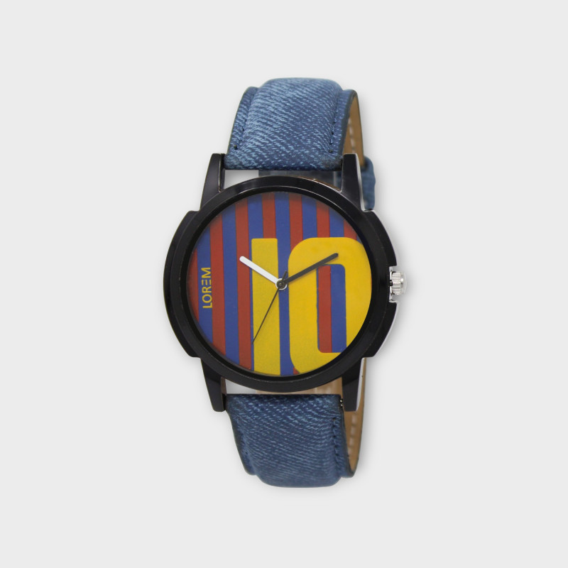 Multicolor Messi Analog Watch For Men LR10